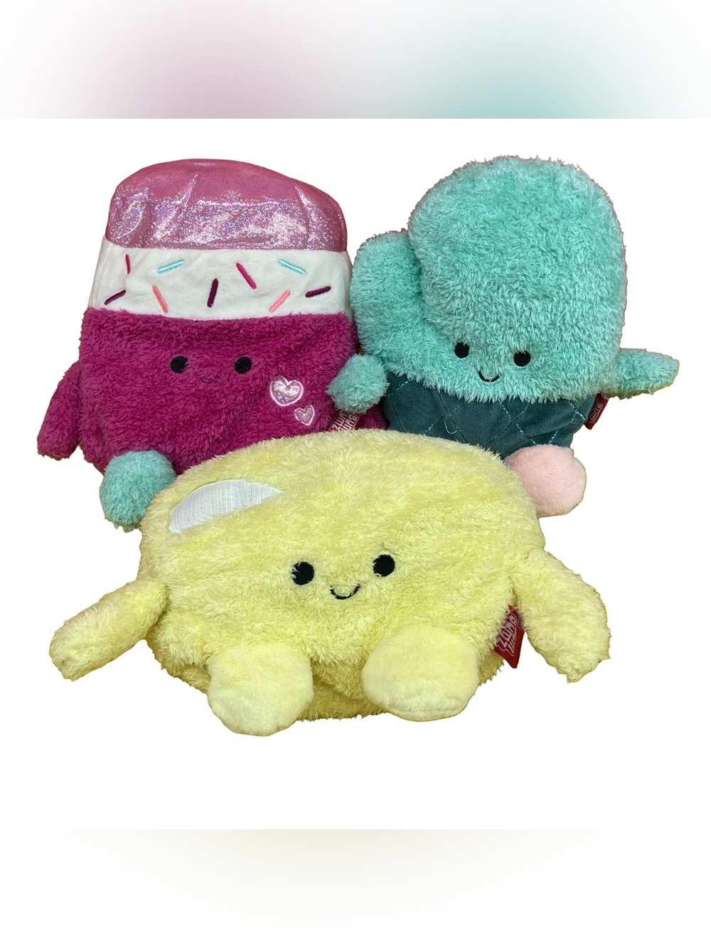 Bumbumz BakerBumz Plush Set Jamal Jar of Sprinkles Omar Oven Mitt Bubba Butter
